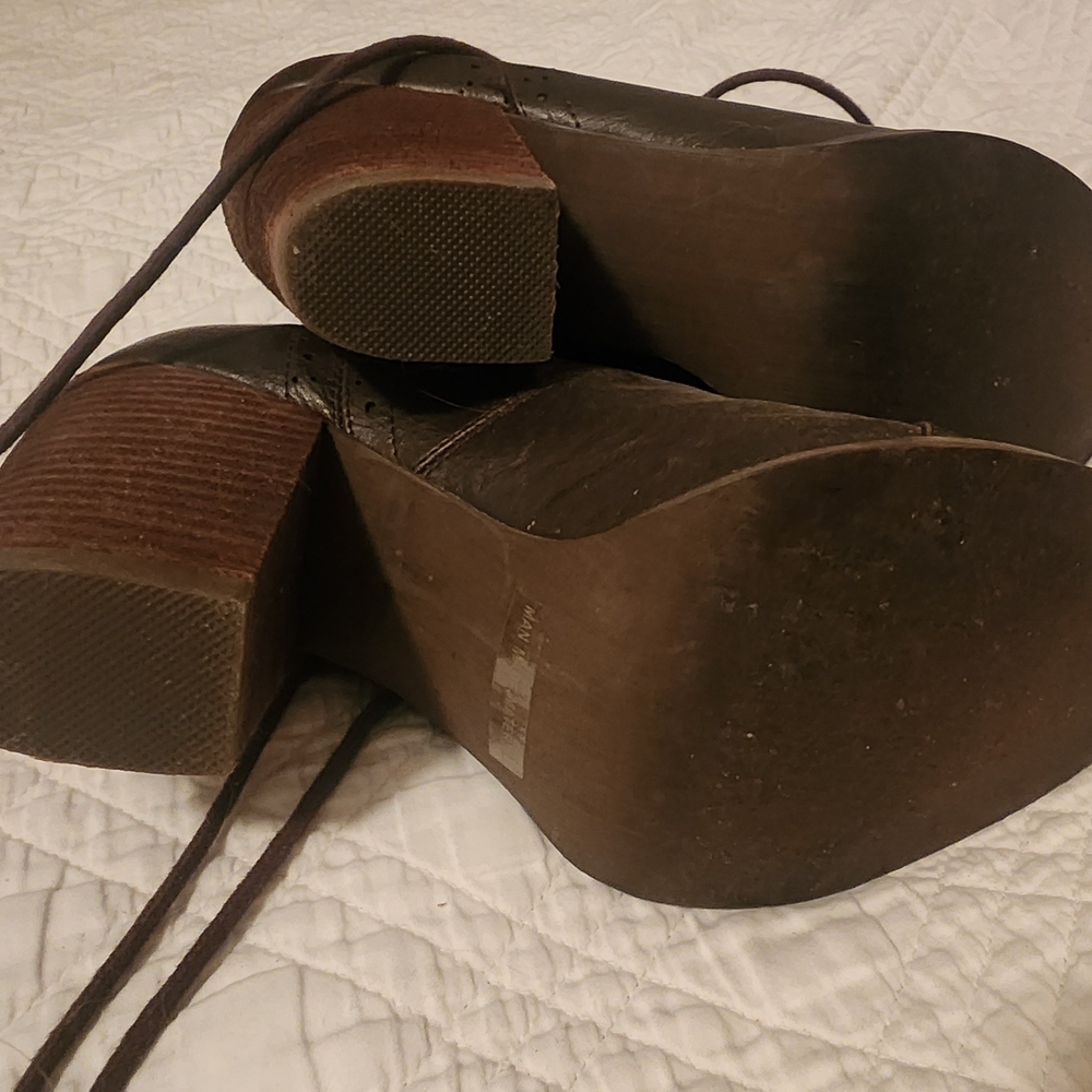 Not Rated Chocolate Brown Ankle Booties - Picture 2 of 4